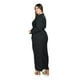 thumbnail image 3 of Conjunto sastre con cinto a rayas Roman Fashion /Tallas Extras 12716 (Negro) negro 36, 3 of 6