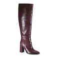 thumbnail image 2 of Diba True Women's Text Back Leather Tall Knee-High Boot (Bordo, 7.5), 2 of 5