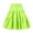 Green, variant on Girls Tiered Ruffle Midi Skirt,Elastic Waist Solid Flowy A-Line Skirt,Kids Casual Uniform Skirts for Girls Back to School Party