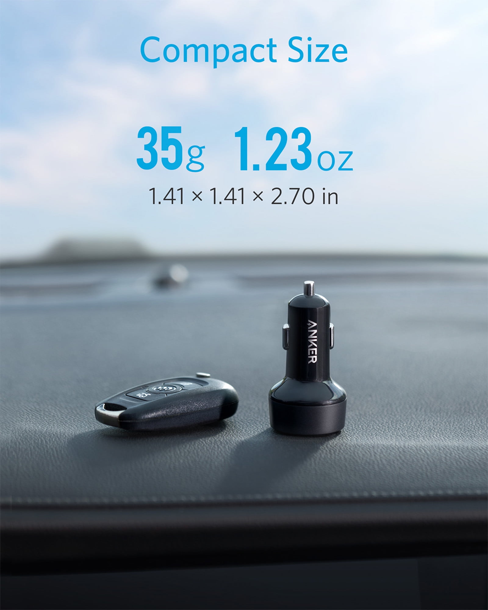 Anker 39W PowerDrive Speed 2 USB Car Charger by Slickmobile Global