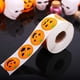 thumbnail image 5 of 500 pegatinas de Halloween para niños, 8 diseños de pegatinas redondas con sello, rollo de etiquetas, pegatinas de calabaza, murciélago, bruja, araña, suministros para regalos de fiesta de personajes, 5 of 5