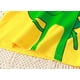 thumbnail image 4 of Gibobby Playeras Deportivas Niños niños pequeños bebés niños niñas lindos animales de dibujos animados blusa de manga corta Top camiseta trajes ropa(Amarillo, 12-18 Meses), 4 of 5