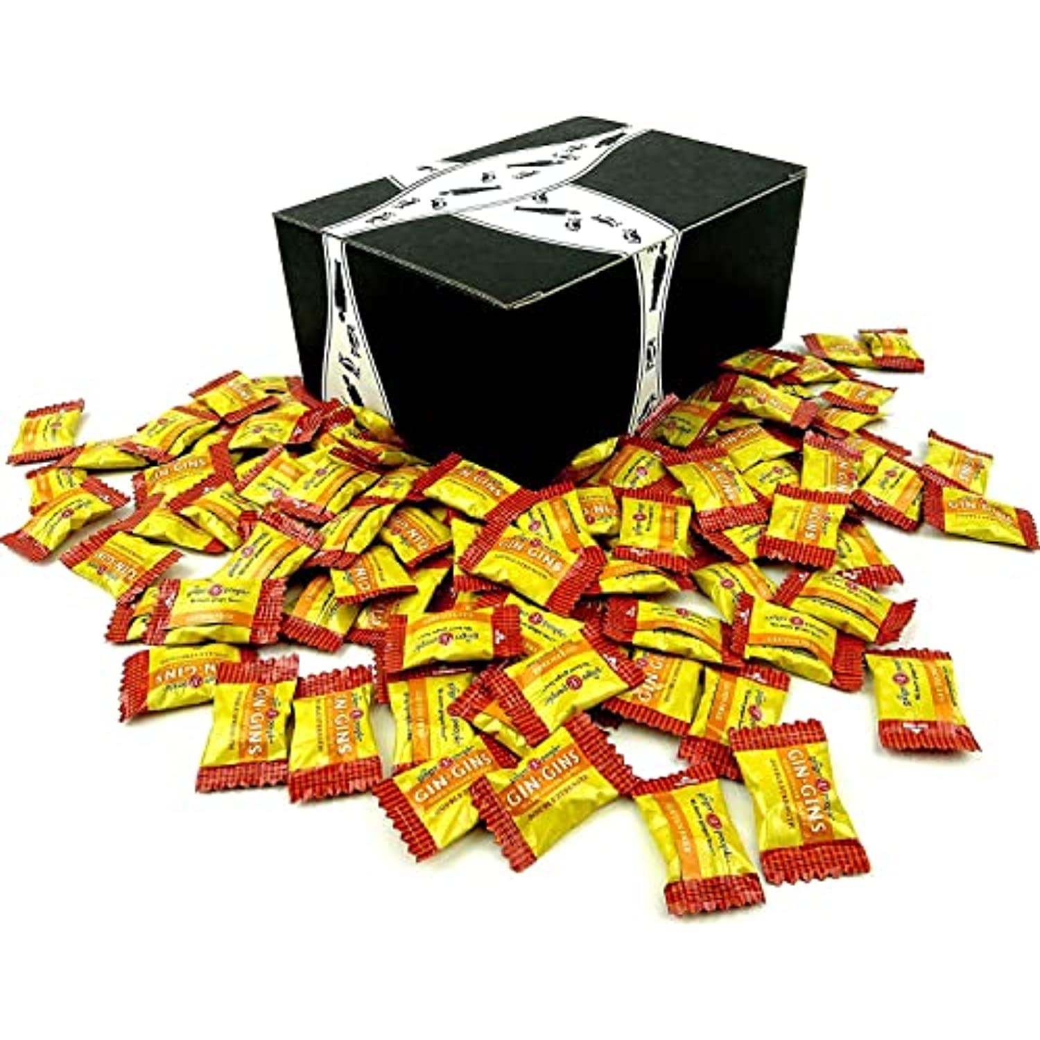 Ginger People Gin Gins Double Strength Hard Ginger Candy, 3 Lb Bag In A