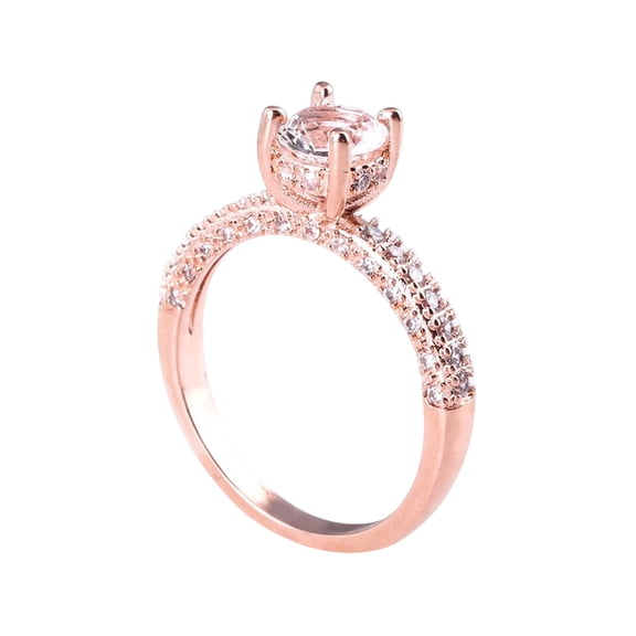 WWG Rings for Women Elegant Full Rhinestone Alloy Jewelry Daily Accessories Personalized Gift for Valentine's Day Mother's Day Christmas Birthday Gifts Tax Free Weekend