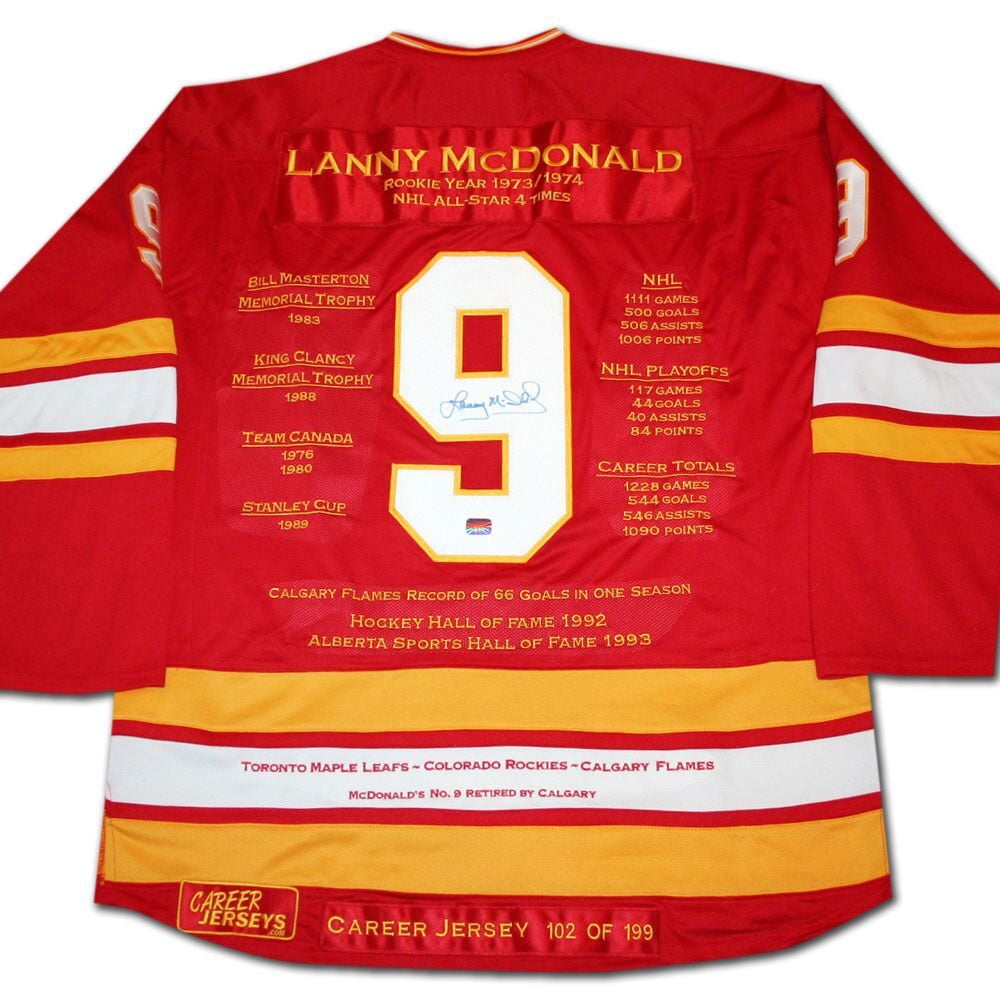 lanny mcdonald calgary flames jersey