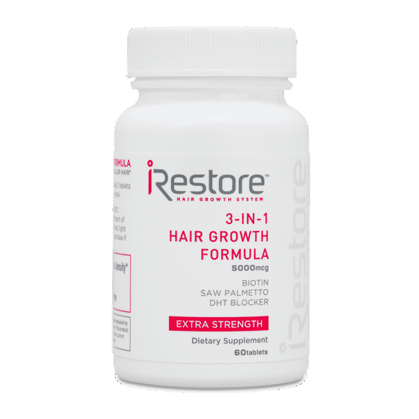 iRestore iRestore 3in1 Hair Growth Formula For Treating Hair Loss