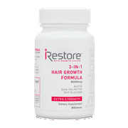 iRestore 3-in-1 Hair Growth Formula for Treating Hair Loss for Men and Women