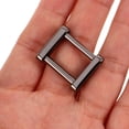 thumbnail image 5 of LOLIPPYY 20Pcs Durable Black Zinc Alloy Rectangle Metal Slide Buckles for Bag Making and Strap Replacement, 5 of 8