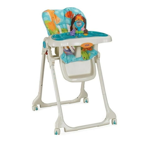 Fisher Price Precious Planet Blue Sky High Chair Walmart Com