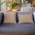 thumbnail image 3 of Plutus Brands Brown Plutus Eyelashes Dot Luxury Throw Pillow 18 in x 18in, Double Sided 18" x 18", 3 of 9