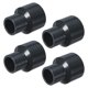 thumbnail image 1 of Uxcell 4-Pack Conector de Reducción de Tubo, Acoplamiento Reductor Recto de 1-1/4"*3/4", Gris, 1 of 6