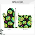 thumbnail image 4 of XMXY Oven Mitts and Pot Holders 2 Pcs Sets, Halloween Neon Green Pumpkin Heat Resistant Silicone Cooking Gloves for Grill Baking BBQ Kitchen Decor, 4 of 9