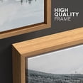 thumbnail image 4 of wall26 Framed Wall Art Print Set Washed Out Retro Mountain Lake Reflection Nature Wilderness Photography Modern Art Rustic Scenic Relax/Calm for Living Room, Bedroom, Office - 24"x36"x3 Nat, 4 of 5