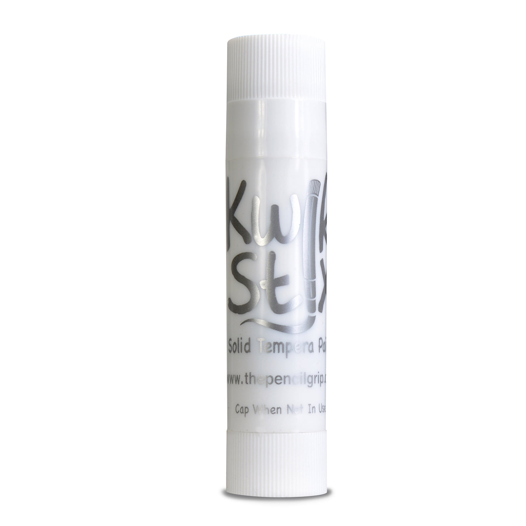 Kwik Stix Tempera Paint Sticks, Single Color Pack, White, 12 per Pack, 2 Packs