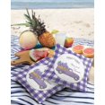 thumbnail image 4 of Outdoor Throw Pillow Cover Rustic Farm Car with Lavender Waterproof Cushion Covers 2 Pack Purple White Buffalo Gingham Pillow Cases Home Decoration for Patio Garden Couch Sofa, 4 of 7