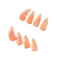 thumbnail image 3 of Fiocias 8 Pieces Guzheng Finger Picks for Adult Curved Double Sided Nail Covers Finger Nail Protectors Sturdy Compact Material Comfortable Design Suitable for Learning Performance String style F, 3 of 8