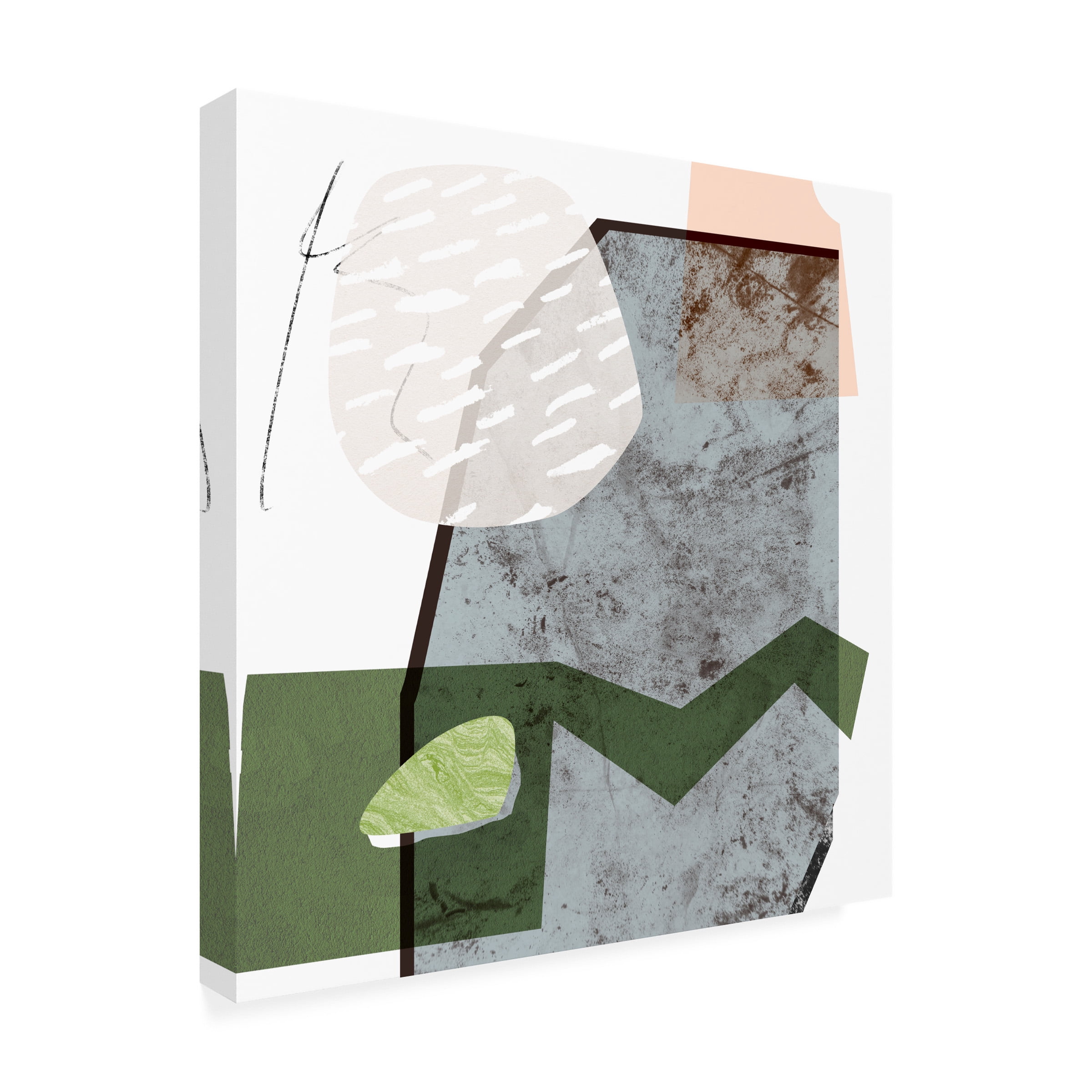 Melissa Wang 'Ocean Stones II' Canvas Art