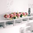 thumbnail image 3 of Clear Acrylic Flower Vase Rectangular, Floral Centerpiece for Dining Table 28 Inch Long Rectangle Decorative Vase for Weddings Home Decor, 3 of 7