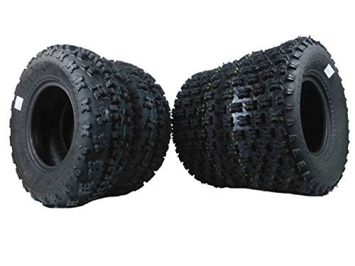 Set of 2 Front 21x7-10 New MASSFX ATV Sport Quad Tires Two Front 21X7-10 4 Ply Tires For Yamaha Raptor Banshee Honda 400ex 450r 660 700 400 450 350 250 