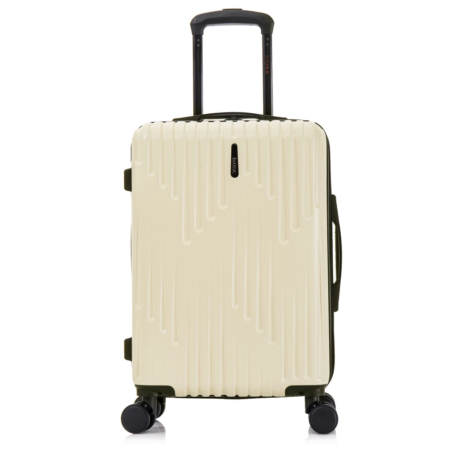 InUSA DRIP 20" Hardside Lightweight Carry On Luggage with Spinner Wheels, Handle and Trolley, Sand