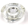 thumbnail image 2 of Amlong Crystal 7 LED Colored Lights Illuminated Round Crystal Display Stand, 2 of 5