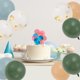 thumbnail image 4 of Globos de látex únicos para fiestas con cinta, globos de helio redondos de 10 pulgadas para decoración de bodas y fiestas, verde, albaricoque, azul, transparente., 4 of 6