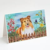 Sheltie Spring Greeting Cards and Envelopes… product image