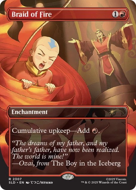 Magic The Gathering Secret Lair x Avatar: The Last Airbender - The Ember Island Players (Foil)