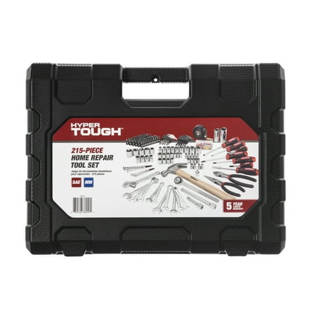

Hyper Toug 215 Piece SAE/MM Multi Tool Home Repair Tool Set