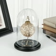 thumbnail image 3 of Plymor 4.5" x 8" Glass Display Dome Cloche (Black MDF Wood Base), 3 of 3