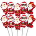 thumbnail image 3 of Christmas Santa Suckers, Holiday Stocking Stuffers, 12 Count Box, 9.6 Ounces, 3 of 8