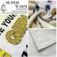 thumbnail image 4 of to My Dad Blanket, Dad Gifts from Daughter, Fathers Day Blanket, Dad Birthday Gifts from Daughter Father''s Day Soft Fleece Blanket for Bedding Sofa and Travel 50x60 Inch, 4 of 6
