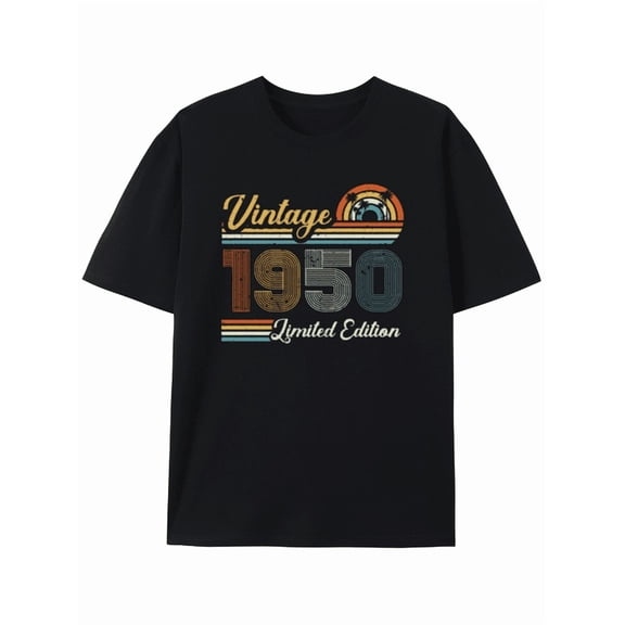 Vintage 1950 Limited Edition Retro Sunset T-shirt