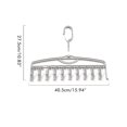 thumbnail image 2 of Multifunctional Rotatable Clothes Hanger With 10 Hole Hook, Large Capacity For Socks, Underwear, And More, PP Material, 2 of 8