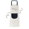 thumbnail image 1 of Famous Poetry Quote Seize It Live It Apron Adjustable Bib Cotton Linen BBQ Kitchen Pocket Pinafore, 1 of 3