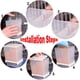 thumbnail image 5 of Creative Home Razor Soporte para cepillos de dientes - Caja de almacenamiento de lavado de silicona con pared de succión Caja de almacenamiento de silicona, accesorios de ducha y baño Adepaton HMYH268, 5 of 5
