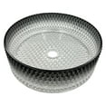 thumbnail image 4 of Scotch 14" Round Decorative Black Gradient Glass Sinks With 30" White Base, 4 of 7
