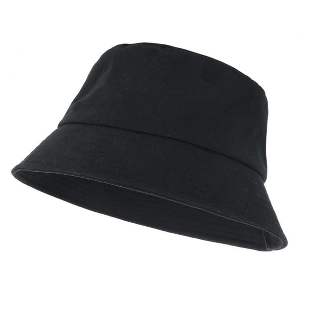 Sombrero de pescador para mujer, sombrero de pescador con visera solar lisa, sombrero de pescador con protección UV, sombrero para el sol blanco y negro, sombrero plegable para deportes al