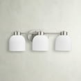 thumbnail image 5 of Avec 22-in 3-Light Brushed Nickel Bath Contemporary Vanity Light, 5 of 11