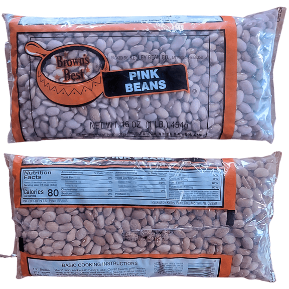 Pink Beans 3 Ct. Case / 1 LB. Bags