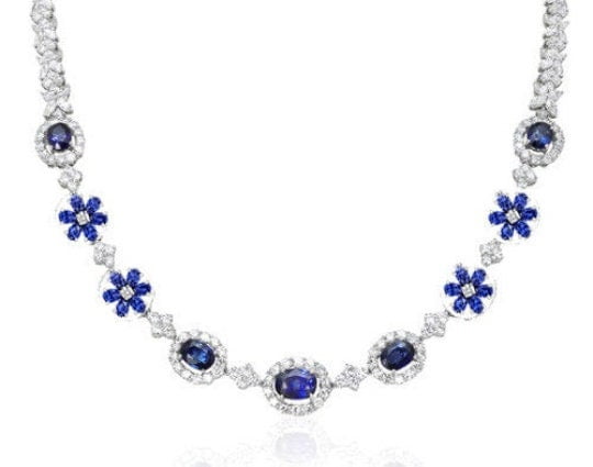 sapphire wedding costume jewelry