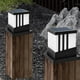 thumbnail image 4 of Lámpara de pilar solar de borde, lámpara de pilar impermeable para exteriores, lámpara de pared de villa, lámpara decorativa para patio y paisaje, 4 of 4