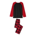 thumbnail image 6 of Meihuid Christmas Pajamas for Family Matching Pjs Set Xmas Striped Bottoms Pants Jammies for Kids Womens Mens, 6 of 9