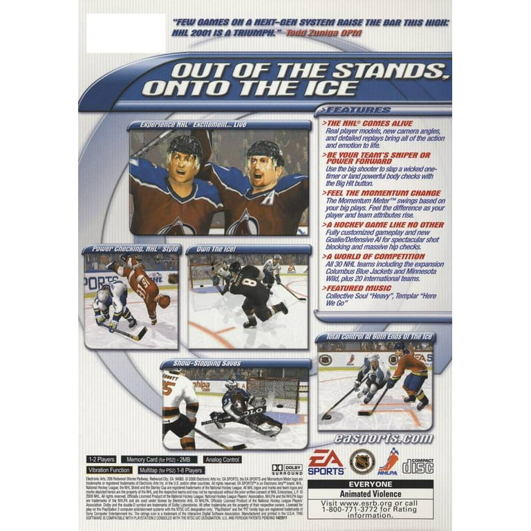 NHL 2001 EA Sports