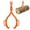 28inches, 2 hooks, variant on 28" Heavy Duty Log Lifting Tongs - 1500 LB Capacity, Serrated Steel Claw Grabber w/360° Swivel for Firewood, Lumber & Forestry (Fits Tractors/ATVs)