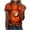 A149 Multicolor, variant on JOANKDMI Cute Ghost Graphic T-Shirts for Women Halloween Misty Forest Print Tops Short Sleeve Crewneck Casual Fall Tees Holiday Party Clothing Women Apparel