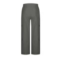 thumbnail image 6 of Womens Travel Pants High-Waisted Cargo Hiking Pants With 6 Pockets Cool Silk Cotton Fabric Stretchy Baggy Hand Wash For Outdoor Hiking 3Xl Pants For Women, 6 of 7