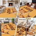thumbnail image 6 of 5x8 Washable Area Rug, Orange Deer Non-Slip Large Rectangle Rug for Living Room Dining Room, Wildlife Animals Rustic Farmhouse Elk Rustic Farmhouse Indoor Floor Mat for Home Decor, 6 of 9
