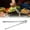 A, variant on Tweezer Tongs for Cooking Stainless Steel Sausage Barbecue Tool Long Stainless Steel Clamps Kitchen Utensils for Food Grilling Coating and Serving Camping Cooking Accessories 9.8inch