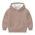 thumbnail image 6 of Bigetiay Kids Pullover Hoodie Long Sleeve Lightweight Gym Activewear Kids Fall Clothes 4-5 Years, 6 of 6